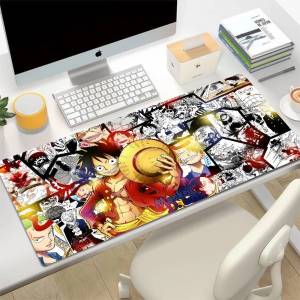 Bandai | One Piece New World Adventure Gaming Mouse Pad Large Rubber Keyboard Desk Mat With 2MM Stitched Edge Design