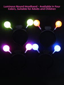 HUANLEPAIDUI | Glowing LED Headband Hair Hoop Accessories