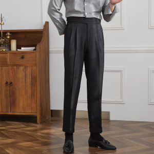 Mr. Lu San | Elastic Comfort Drape Resistant Twill Trousers