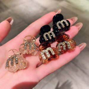 Korean 2/6pcs Rhinestone Bangs Side Hair Clip Sweet Forehead Clip Shiny Headdress Hair Clip Grab Women Girls HairAccessories