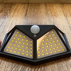 2PCS Solar Lights Outdoor 100 LED Wireless IP65 Waterproof Security Solar Motion Sensor Lights