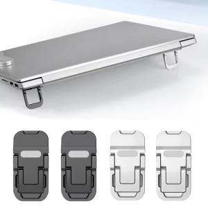 2pcs/Set Foldable Laptop Stand Portable Notebook Support Holder Adjustable Riser Cooling Bracket Universal for Laptop Tablet