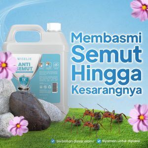 Wiselie Anti Semut 1 liter - Pembunuh Semut Penghilang Semut Efektif Pembasmi Semut dengan Aromatic Formula Ampuh Dijamin Mengusir Semut