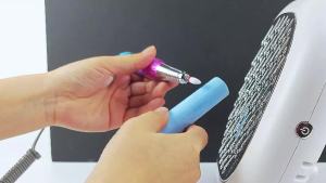 foreverlily | 130W Brushless Double Use Nail Dust Extractor With Tube Elbow Nail Dust Collector Nail Art Manicure Powerful Vacuum Cleaner
