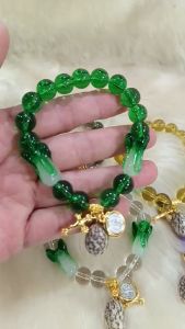 Lucky Petchay Bracelet w/Buto ng Sinukuan/St Benedict/Cross