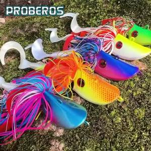 Bộ Mồi Câu Cá 3D PROBEROS 5 Món Mồi Nhựa Mềm Có Đầu Jig Có Chân Đế 20g-100g Phụ Kiện Câu Cá Nước Mặn Dành Cho Hồ Sông Đập Ao Suối