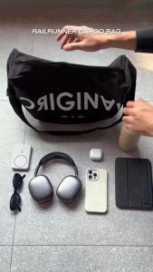 KIM&CO. ORIGINAL - RAILRUNNER CARGO BAG(KCBT008) กระเป๋า Crossbody Bag มี 4 สี ผ้าสะท้อนน้ำ