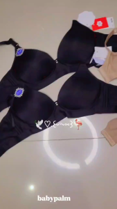 SOREX 9814 BRA SOREX SILKY SOFT BUSA BH TANPA KAWAT SETARA CUP B-C KAIT 3 - BH SOREX - BRA SOREX