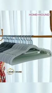 HOME+HOUND Stock no.TTT 10PCS VELVET HANGER non-slip Heavy Duty High quality