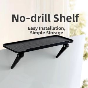 Wall-Mounted Organizer Shelf For TV Box Router Holder No Drilling