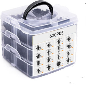 620Pcs Car Fastener Clips Mixed Car Fasteners Door Trim Panel Auto Bumper Rivet Retainer Push Engine Cover Fender Clip
