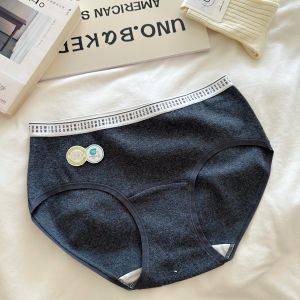 Organic Cotton Girls Briefs Pure Cotton Extended Crotch Triangle Panties Antibacterial mid Waist Breathable Comfortable Youth Innerwear