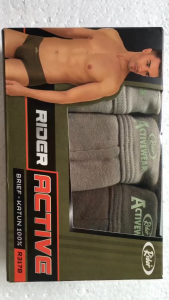 Paket Grosir 6 Pcs Celana Dalam Laki Laki Rider Active 317 Premium | CD Pria Dewasa Rider Sport