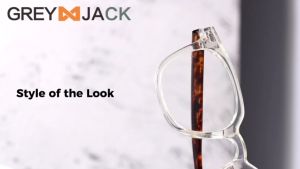 Grey Jack Kacamata Antiradiasi Blueray Model Kotak Bahan TR90 Ringan Fashionable Pria Wanita Bisa Minus 8616