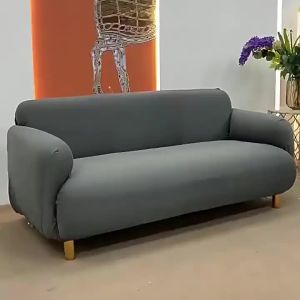Anti-slip Simple Solid Color Elastic Sofa Cover