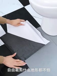 10PCS/SET PVC Vinyl Flooring Floor Sticker Self Adhesive tiles home marble wood texture waterproof bathroom living room room floor decoration 30X30CM square size