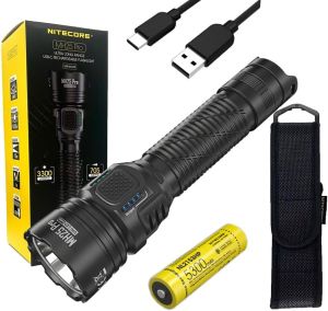 NITECORE MH25 PRO Tactical flashlight 3300 lumens705M5300mAh 21700 batteryStrong light strobe