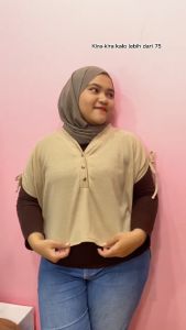 Siselyo Alzena Crop Tops | Atasan Wanita Oversize - Crop Top Oversize - Blouse Wanita