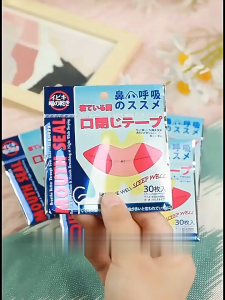Penutup Mulut Untuk Tidur / 30 Pcs Plaster Mulut Tidur Serbaguna / Mouth Tape Anti Dengkur Praktis