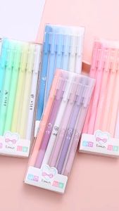 1 Set Isi 6 Pcs Pena Gel Warna Morandi Yang Lucu untuk Kebutuhan Alat Tulis Kantor Termurah / Pulpen Gel Warna Pastel Aesthetic Color 0.5 mm