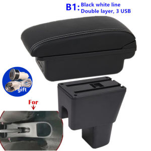For Suzuki Celerio Armrest Box Central Center Storage Box with USB Port Interior Dedicated Retrofit Car Accessories