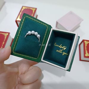 Creative Ins Style Book Ring Box Engagement Diamond Single Ring Packaging Necklace Pair of Rings Storage High End Gift