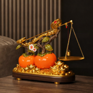 HAOYI | Decorative Persimmon Figurine High-End