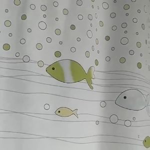 Tirai Kamar Mandi Anti Air Bahan PEVA / Tirai Shower Tidak Nerawang - X2001