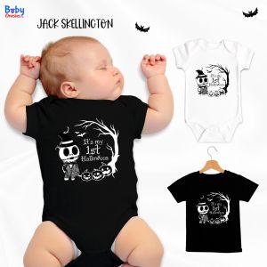 Baby Onesies PH My First Halloween Pumpkin Baby Clothes 0-18 months Newborn Baby Boy Girl Cotton Bodysuit Toddler Tshirt