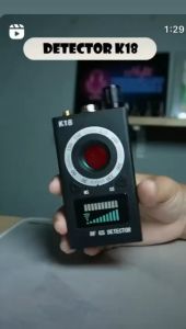 Peralatan Penyelidikan Keamanan: RF Signal Detector Anti Spy Detector Camera K18
