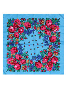 Khăn Trùm Đầu Hình Hoa in Họa Tiết Mùa Xuân Bằng Vải Cotton Pha Trộn Đa Năng Cho Phụ Nữ Khăn Quàng Cổ Hình Hoa