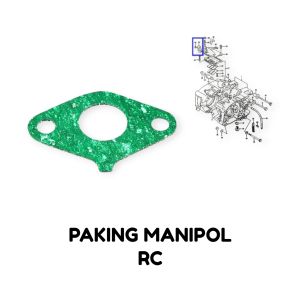 Paking Manipol RC - Packing Kertas Gasket Perpak Insulator Intake Manipul Manifold Suzuki RC 80 RC 100 RC 110