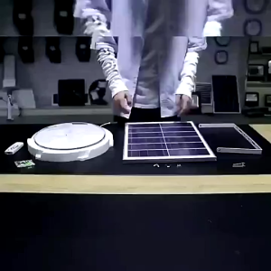 GENGYAN-M 【BUY 1 TAKE 1】5000W solar ceiling light with solar panel indoor tricolor ceiling lamp upgrade LED IP68