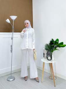 DM- Kemaja Shimmer Top /Kemeja wanita kekinian