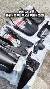 YAMAHA MIO 1 GENUINE INNER FEARINGS / KAHA / FLEARINGS / SPORTY 2007 / BLACK / GREY / ORIGINAL