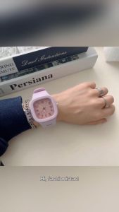 Big SALE ~ Student Square Watch Korean Fashion Womens Watch Digital Pointer Watch Ladies Silicone Watches