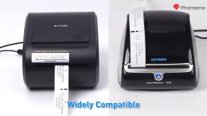 Phomemo Bluetooth Thermal Printer - D520-BT Shipping Label Printer 4x6 Printer for Small Business & Packages/Barcode/Address/Postage Labels