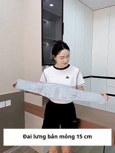 Đai Thắt Lưng Cột Sống Giảm Đau Lưng Thoát Vị Đĩa Đệm Thoáng Khí Co Giãn Hỗ Trợ Cột Sống Lưng