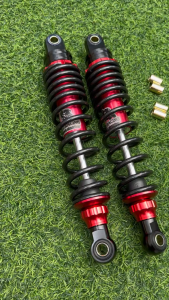 MTC โช๊คหลัง แท้ๆ แอล็อค ราคา ต่อ1คู่ แถมสติ๊กเกอร์แก๊สซี่ มีรับประกันรั่ว ซึม สปริง ใหญ่ ใช้งานร่วมกับ Wave ทุกรุ่น Dream ทุกรุ่นขนาด 320 มม โช้คหลังหลีด