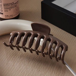 Soft Silicone Hairpin Shark Clip Hairpin Soft Anti-Collision Back Head Clip Anti-Fall Durable Butterfly Keel Clip