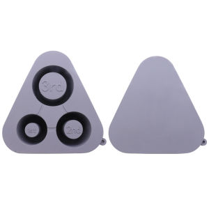 Food-grade Silicone Triangle Ice Cube Traybpa-free Easy-release Multi-color3-cavity Design For Whiskeycocktails Baby Food