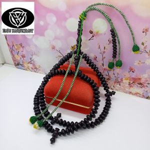 Tasbih tijani kayu kelor hitam asli dan original