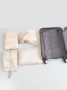8 Set Travel Compression Packing Cubes Organizer Pouch Luggage Waterproof Foldable Portable Suitcase