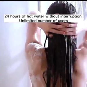 Electric Water Heater 220V Household with Shower 7500W Instant Hot Water Heater LED Digital Display 3 Seconds to Get Hot Water Over-Temperature Protection