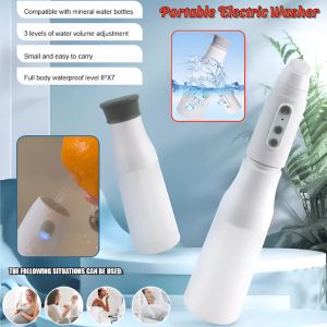 Portable Electric Washer Mini Waterproof Flusher 3 Levels Of Water Volume Adjustment Butt Washing Artifact