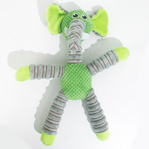 Plush Dog Toy Sound Making Teddy Corgi Medium Large Dog Teeth Grinding Companion Small Dog Self Entertaining De-Stress Tool