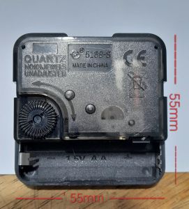 Quartz Clock Movement with Hands 5168S 55mm 55mm Japan Design