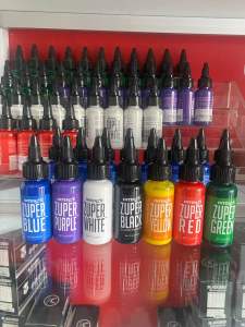 7 mầu mực xăm trung cấp trong xăm hình