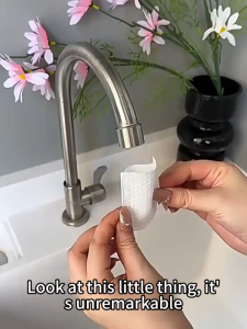 Universal Faucet Filter Cotton With T-strap Anti-splash Thickened Filters Sand Rust Dirt For Kitchen