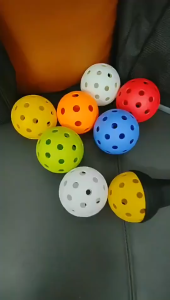 Premium Pickleballs 40-Hole Design for Ultimate Outdoor Sports Training Set Performance Official Size Weight